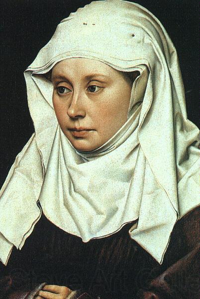Robert Campin Portrait of a Lady France oil painting art